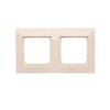 SIMON54 krem DRK2/41 Ramka 2-krotna K-G