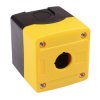 Yellow/Black 1 Hole 22mm Control Station Box Enclosure IP65