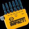 T4513 Blue Steel Impact Bit Set of 6 - TX