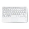 Klawiatura bezprzewodowa Bluetooth 3.0 z Touchpad - biała - 7 cali