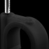 64684 Cable clamp 12 mm black box of 100 pcs