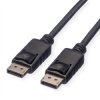 Kabel DisplayPort długość 5m B: Display Port A: Display Port v. 1.2 Roline 4096 x 2560