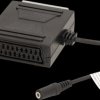 CVGB31930BK02 SCART cable, SCART connector <> SCART port, 0.20 m, round