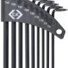 Pin wrench kit, T8, T9, T10, T15, T20, T25, T27, T30, T40, TORX, T4409