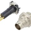 Złącze M8, męskie, gniazdo, proste, ilość pinów: 4, ekranowane, IP67 42-01257TR