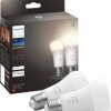 Philips Hue Zestaw dwóch żarówek LED 871951428919200 EEK: F (A - G) Hue White Doppelpack 2x1050lm 75W E-27 19 W ciepła b