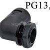 Dławnica kablowa PG13,5; fi peszla 18,5mm; kątowa