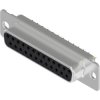 D-Sub socket, 25 pole, standard, equipped, straight, solder cup, 164A10039X