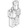 Zespół przygotowania powietrza FRL, Ręczny, G 1/4, 40μm, MSB4, Festo