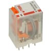 Przekaźnik; elektromagnetyczny przemysłowy; R4N-2014-23-5024-WT (860621); 24V; AC; 4 styki przełączne; 6A; do lutowania; Relpol;