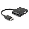 StarTech.com DP2VGAHD20 DisplayPort to HDMI VGA Adapter - DisplayPort 1.2 HBR2