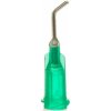 Dispensing tip, curved 45°, (L) 38 mm, green, Gauge 18, 918150-45BTE, package with 50 pieces