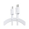 Złącze USB-C/USB-C wt-wt 1,2m 3A QC3.0 PD 480Mbps Green Cell 60W biały / Green Cell KABGC30W