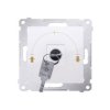 SIMON 54 Wyłącznik żaluzjowy na kluczyk biały 3 pozycyjny I-0-II DWZK.01/11 KONTAKT SIMON