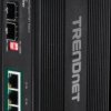 TI-PG62B Switch, 6-Port, Gigabit Ethernet, DIN Rail, PoE