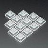 Clear Keycaps for MX Compatible Switches - 12-pack