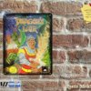Dragon's Lair - Amiga Video Game Artwork on Rustic - Metal Sign