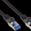 8060-SF003S Patch cable Cat.6a SmartFlex, 0.25m, black