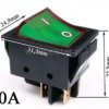 Przeł. kołys. stabilny zielony OFF-ON 230V 4p 30A