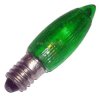 E10 16V 3W ryflowana zielona Polamp-Pabianice Żarówka choinkowa E10 16V