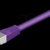 1.5m Cat.5e cable, violet, network cable RJ45