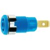 Stäubli 233060-23 SLB 4-F63 safety jack socket 4 mm Blue vertical 1 pc