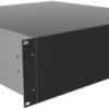 Aluminum enclosure, (L x W x H) 133 x 422 x 457 mm, black (RAL 9005), IP32, RM3U1918SBK