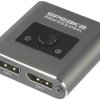 SpeaKa Professional SP-BDS-250 2 Porty Switch DisplayPort UHD 8K @ 60 Hz, UHD 4K @ 120 Hz