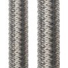Metal braided sleeve, inner Ø 20 mm, range 16-27 mm, silver, -50 to 250 °C, 14050101025