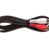 Przewód adapter Jack 3,5mm - 2x RCA 1,4m 50442