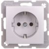 Berker B.1/B.3/B.7 Glas Gniazdo Pojedyncze Schuko 16A 250V Aluminium 47231404
