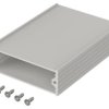 Aluminum enclosure kit, (L x W x H) 71.8 x 100 x 24.4 mm, natural, IP40, 97173100.HMT1