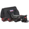 Sealey CP20VAGXKIT Brushless Angle Grinder Kit 20V - 2 Batteries