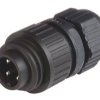 CA 3 LS wtyk prosty na kabel, styki 3+PE, przyłącze przykręcane, gwint Rd24x1/8, dławik M22x2/SW27, Hirschmann, 934124100, CA3LS
