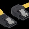 82523 Cable SATA 30cm yellow re/ob Metall