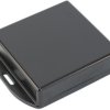 PC miniature enclosure, (L x W x H) 80 x 80 x 22 mm, black (RAL 9005), IP68, 1551WXFLBK