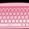 ID0220 Keyboard/mouse combination, wireless, child-friendly, pink