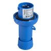 Złącze przemysłowe - zasilające 16A Wtyczka 230 V 2P + E Męski Schneider Electric Niebieski Montaż na kablu IP67