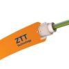 Kabel światłowodowy 4 włókna 4J SM 9/125 DAC zewnętrzny do ziemi ZTT 100m