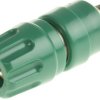 Gniazdo montażowe, rodzaj Żeński, Zielony, 35A, 60V dc