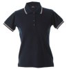 AOSTA LADY NAVY POLO M/CORTA