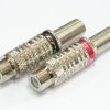 Gniazdo RCA CINCH na kabel metalowe