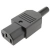Wtyk zasilania AC IEC 60320 żeński, montaż na kabel IEC320