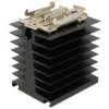 Radiator; T-80; do SSR 1-fazowych; z uchwytem TS35 na szynę DIN; czerniony; 1,1K/W; 80mm; 70mm; 80mm; TriHero