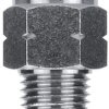 Adapter gwintowany typu przejściówka, 150 bar, złącze A: G 1/8 złącze B: NPT 1/8 Mosiądz 176-1117 /10szt./