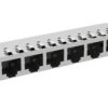 Moduł złącza RJ Żeński Złącze RJ45 Przewlekany Cat5 ERNI, 8P-8C-żyłowe