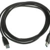 Kabel USB Złącze A USB A Złącze B USB A dł. 3m Przewód USB USB 3.0 kolor: Czarny