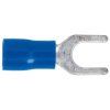 Sealey BT14 Easy-Entry Fork Terminal Ø5.3mm (2BA) Blue Pack of 100