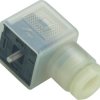 Valve connector, DIN shape A, 2 pole + PE, 24 V, 0.34-1.5 mm², 43 1714 135 03