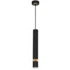 Lampa Wisząca Joker Black/Wood 1Xgu10 Mlp6305 Milagro